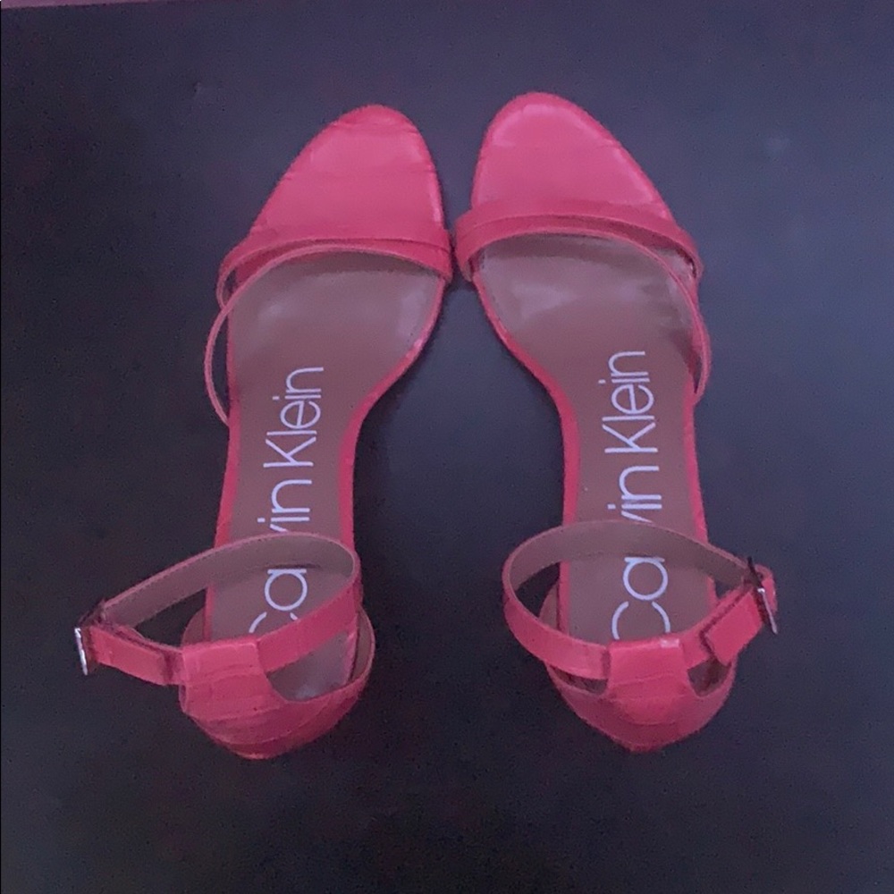 Calvin Klein mid high heels